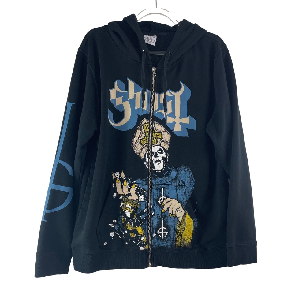 Hot Topic Ghost Handful of Demons BC Hoodie L Black Band Merch Metal Rock Goth